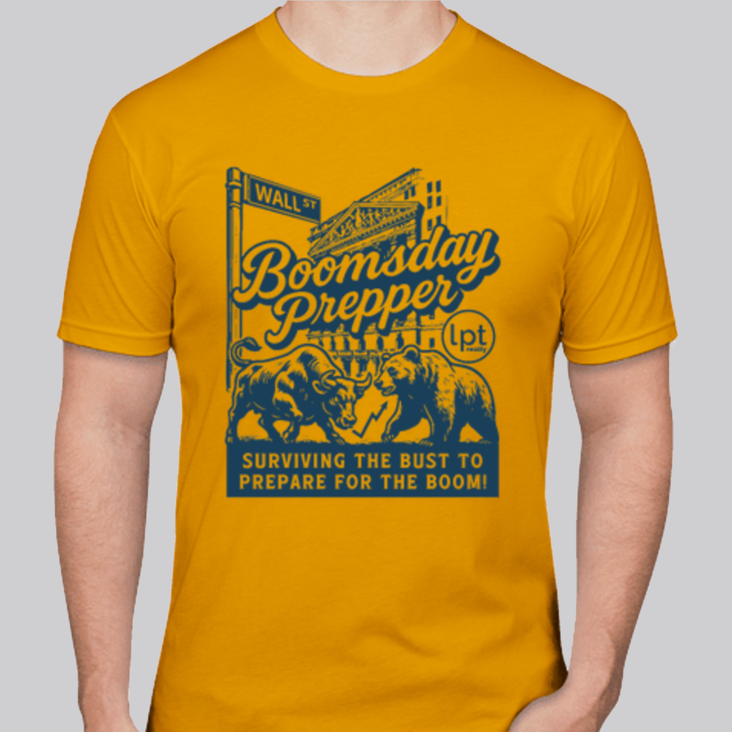 Mens Gold Boomsday Wall St