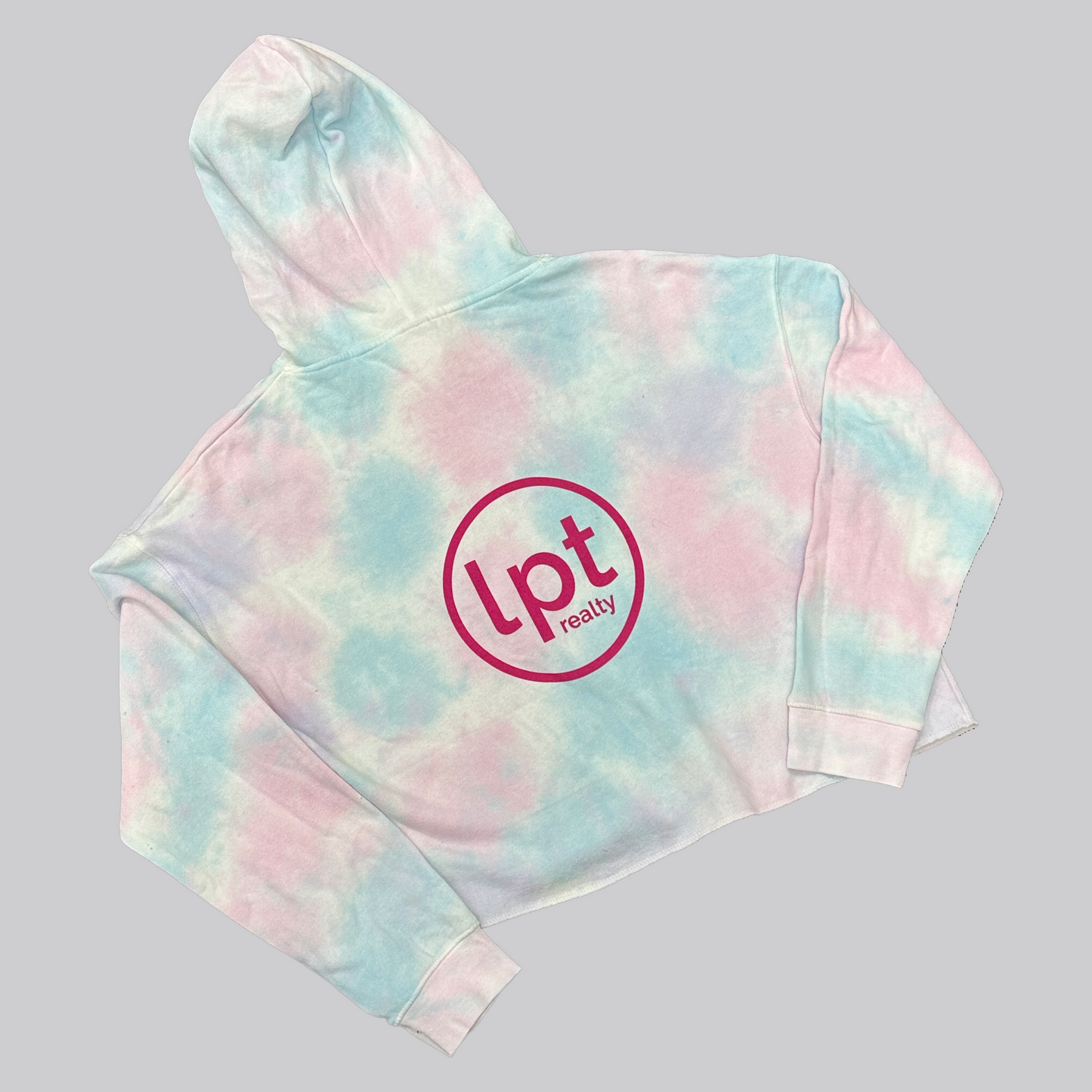 Womens LPT Tie-Dye Crop Hoodie